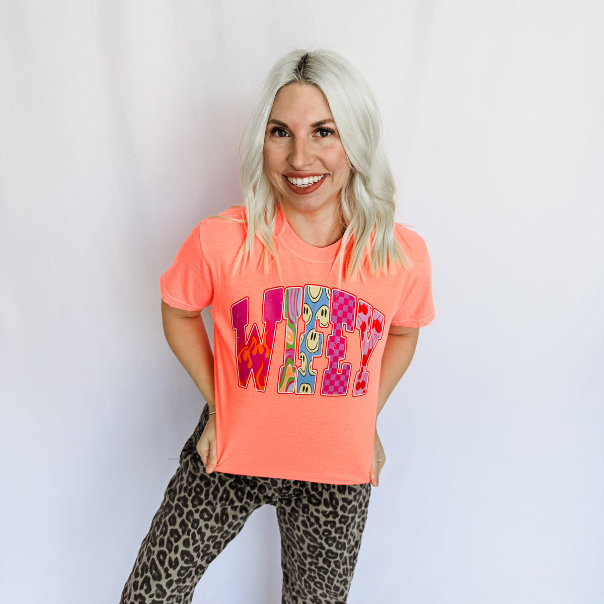 *Retro Wifey Graphic Tee D-1039