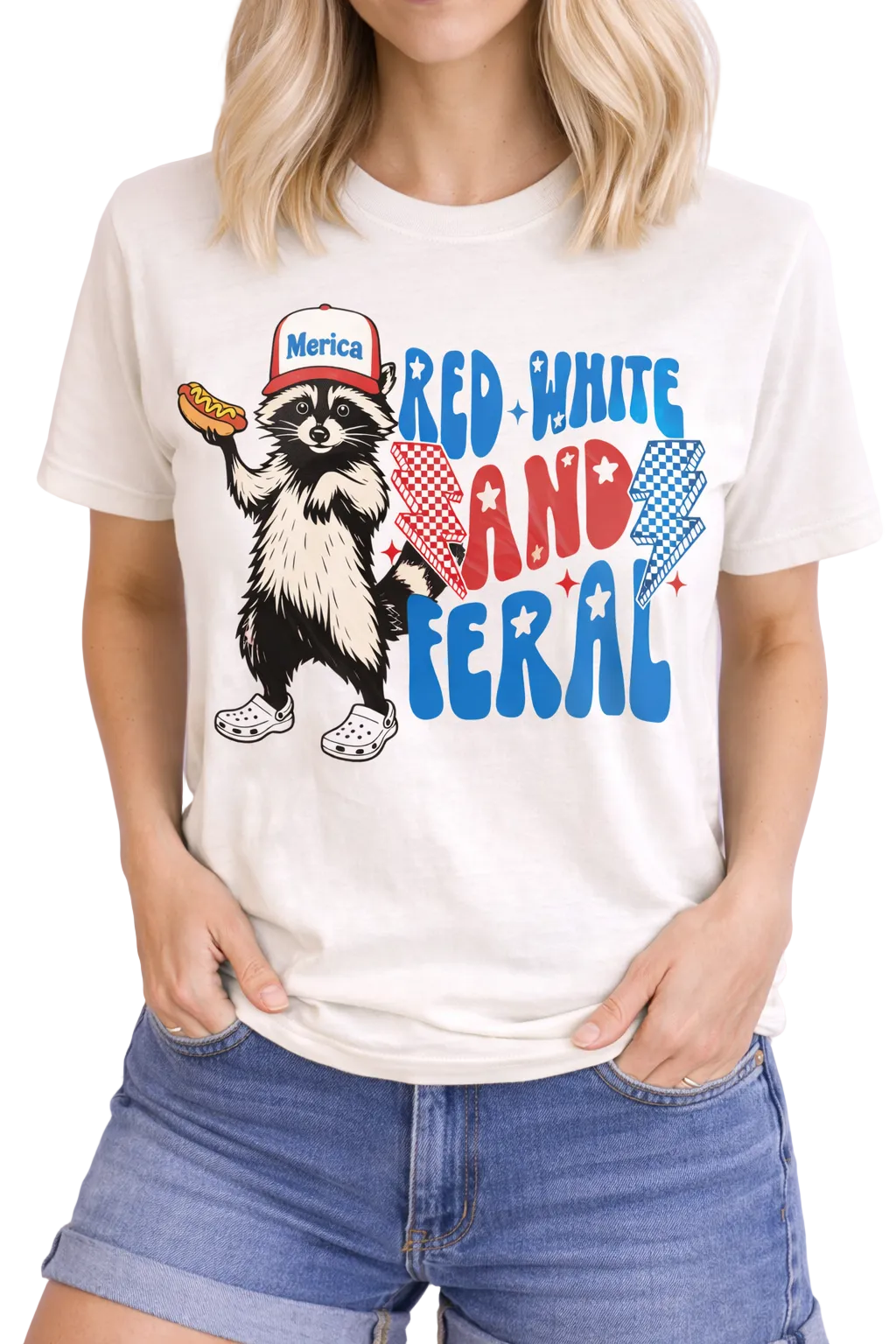 *Red White & Feral Tee