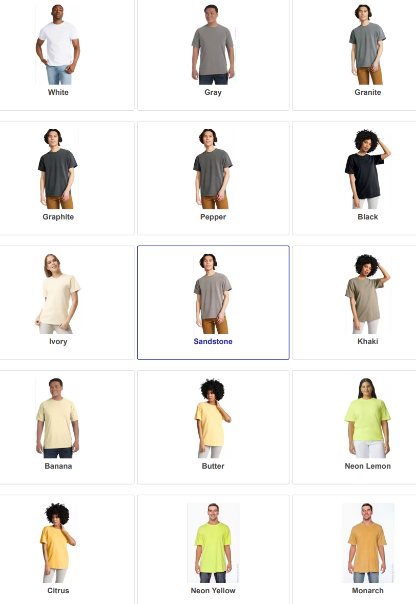 ADULT COMFORT COLORS