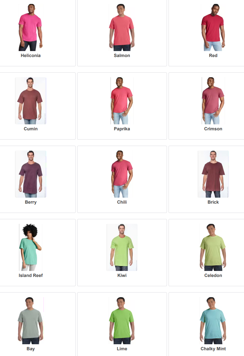 ADULT COMFORT COLORS