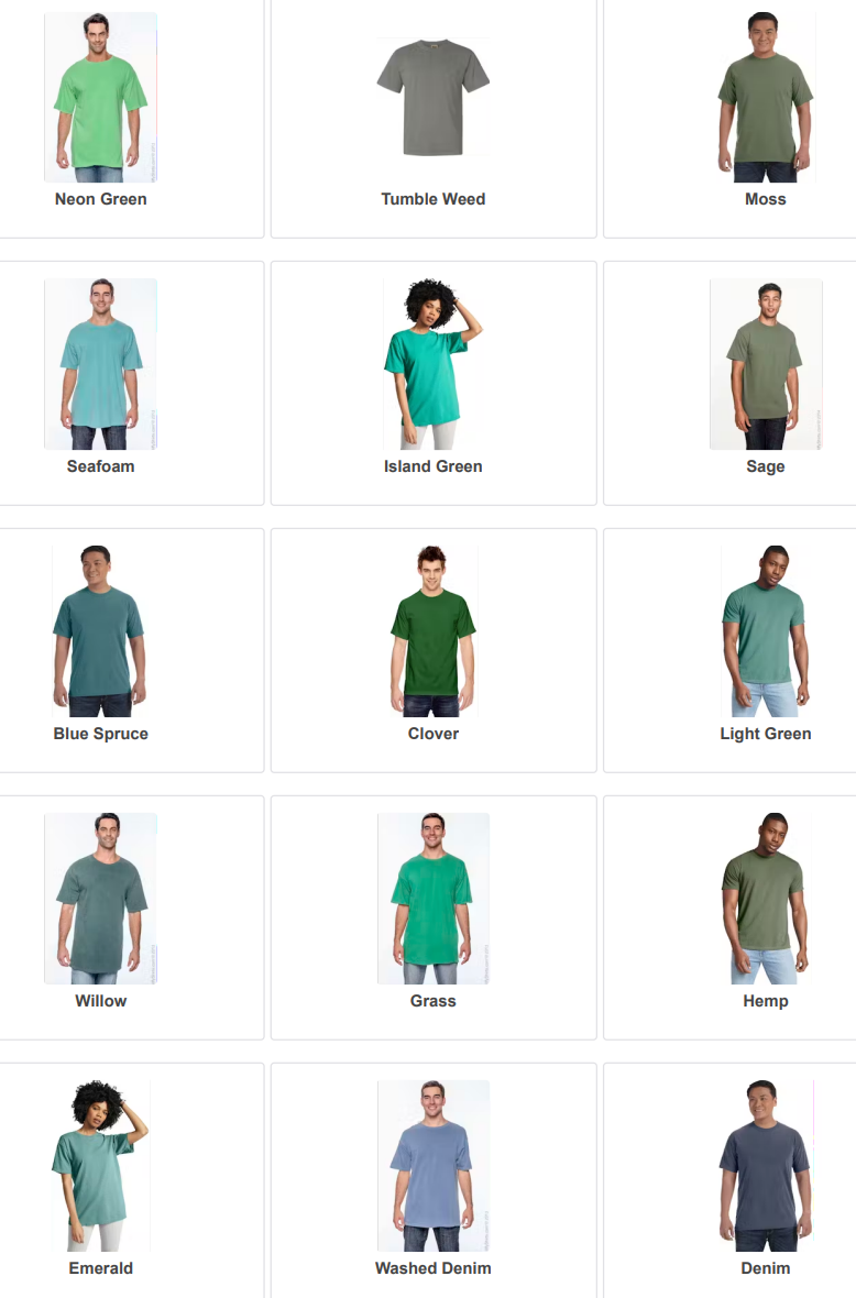 ADULT COMFORT COLORS