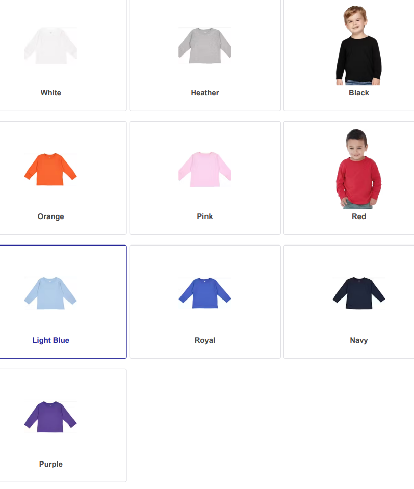 TODDLER LONG SLEEVE - RABBIT SKINS