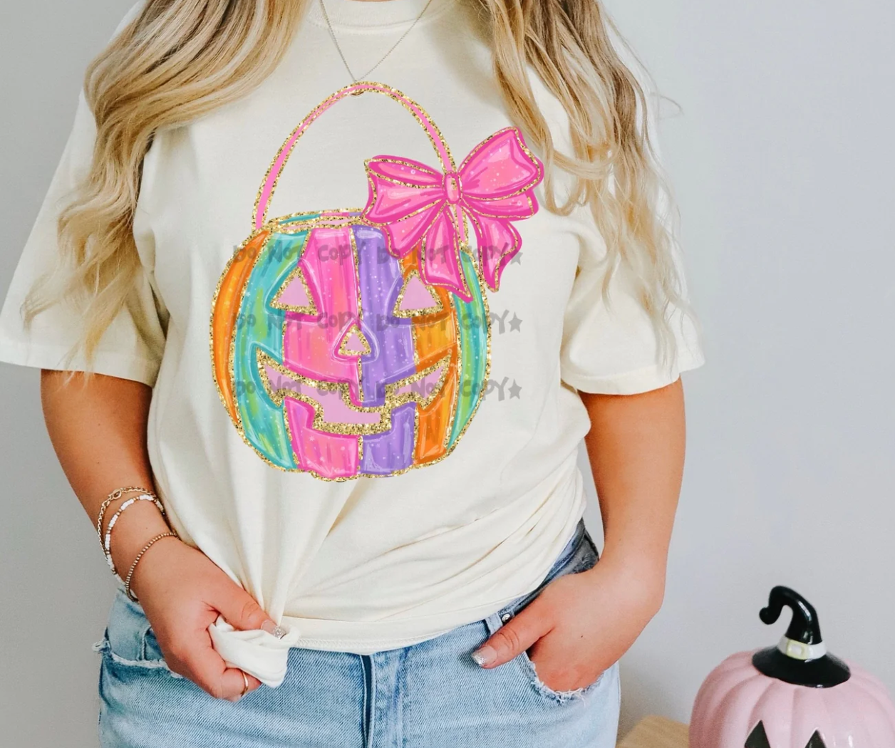 Girl Pumpkin Bucket