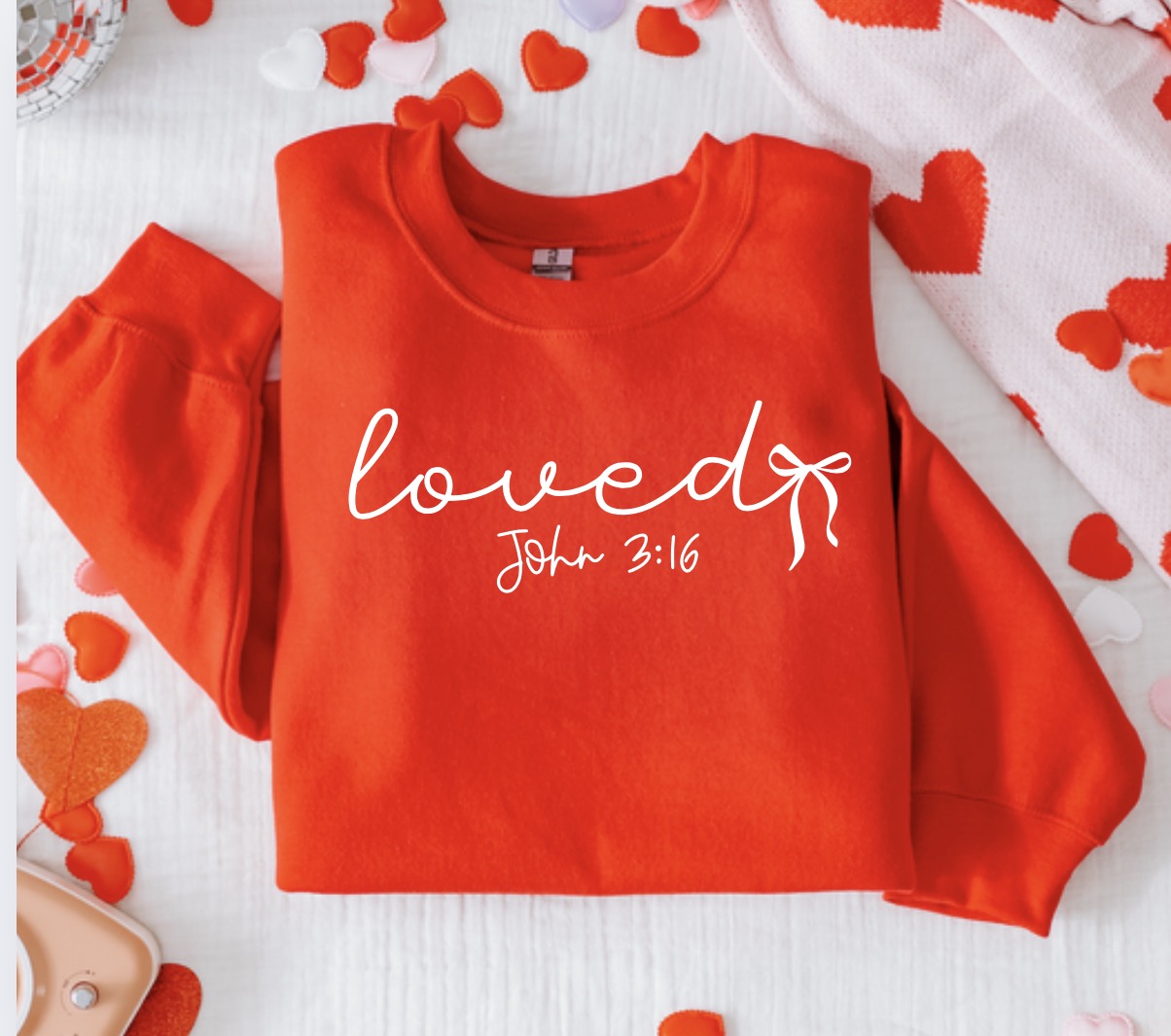 *Loved John 3:16 Sweatshirt