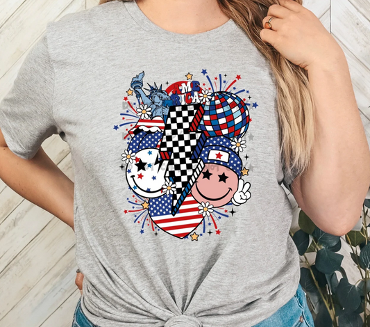 Patriotic Collage Statue of Liberty