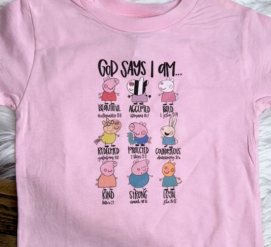 God Says I Am... Pig (Toddler)