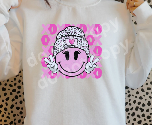 XOXO Smiley Face