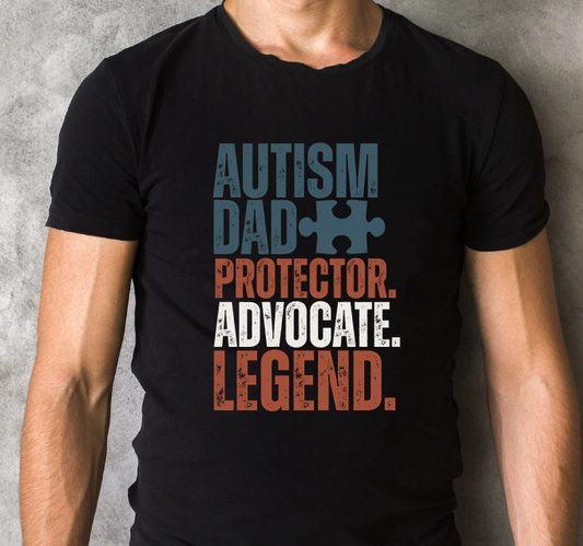 Autism Dad - Bella Canvas