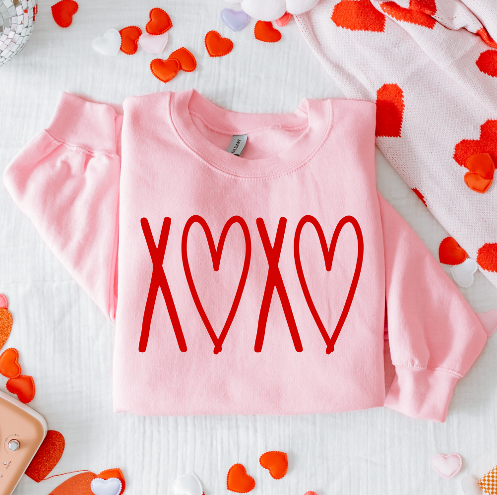 *XOXO Hearts Sweatshirt