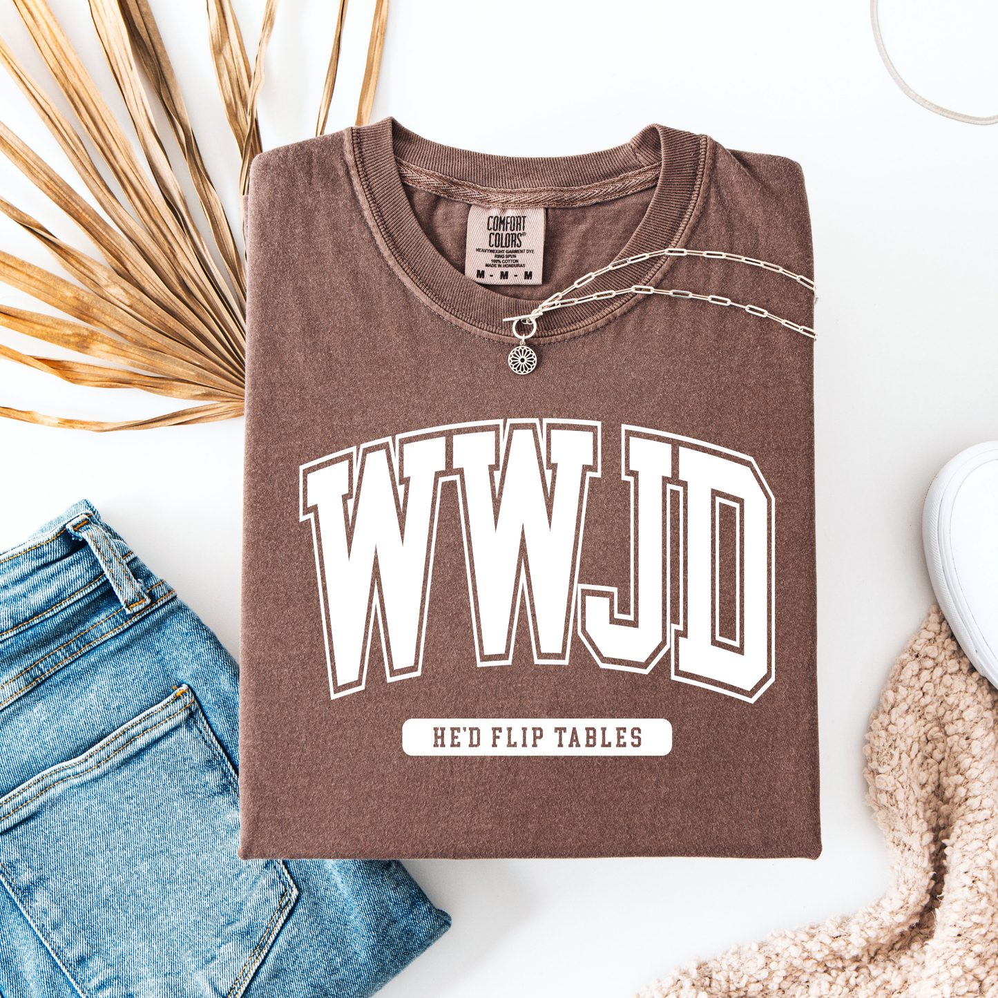 *WWJD Flip Tables Graphic Tee