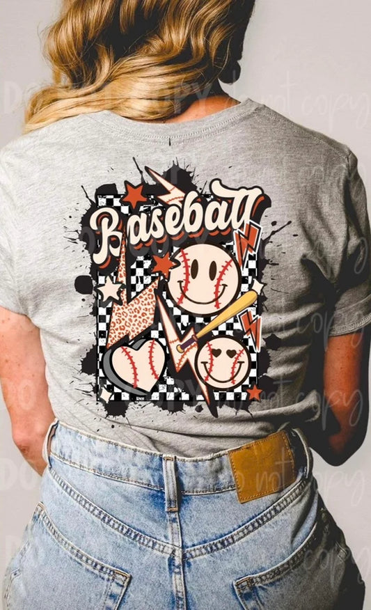 Baseball Happy Face